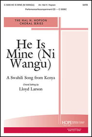 He Is Mine SATB choral sheet music cover Thumbnail